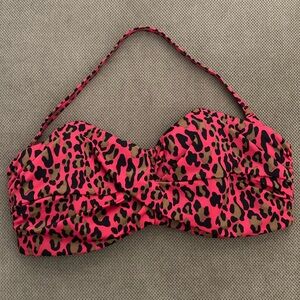 Victoria’s Secret Leopard Print Bikini Top